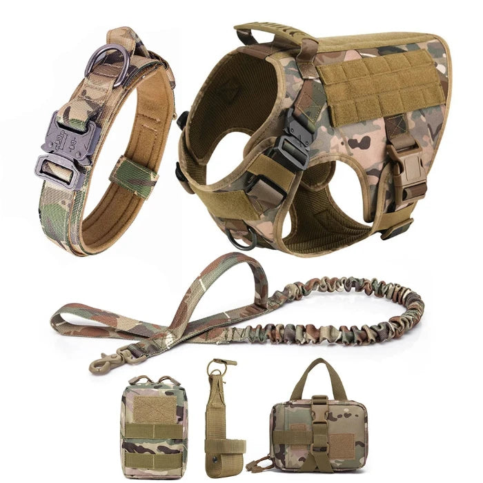 Tactical Harness And Leash Set - CAMO