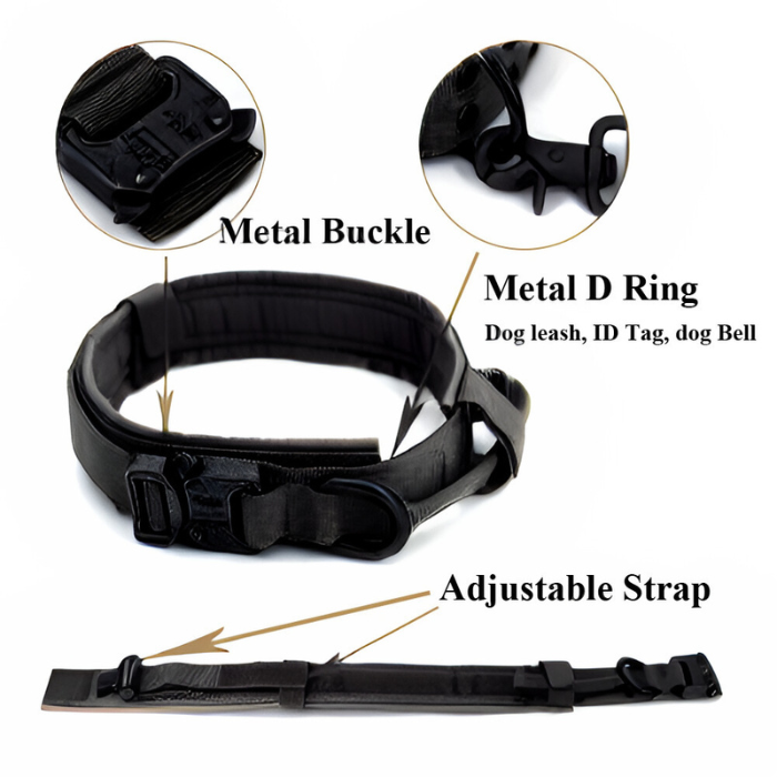 Tactical Harness And Leash Set - BLACK